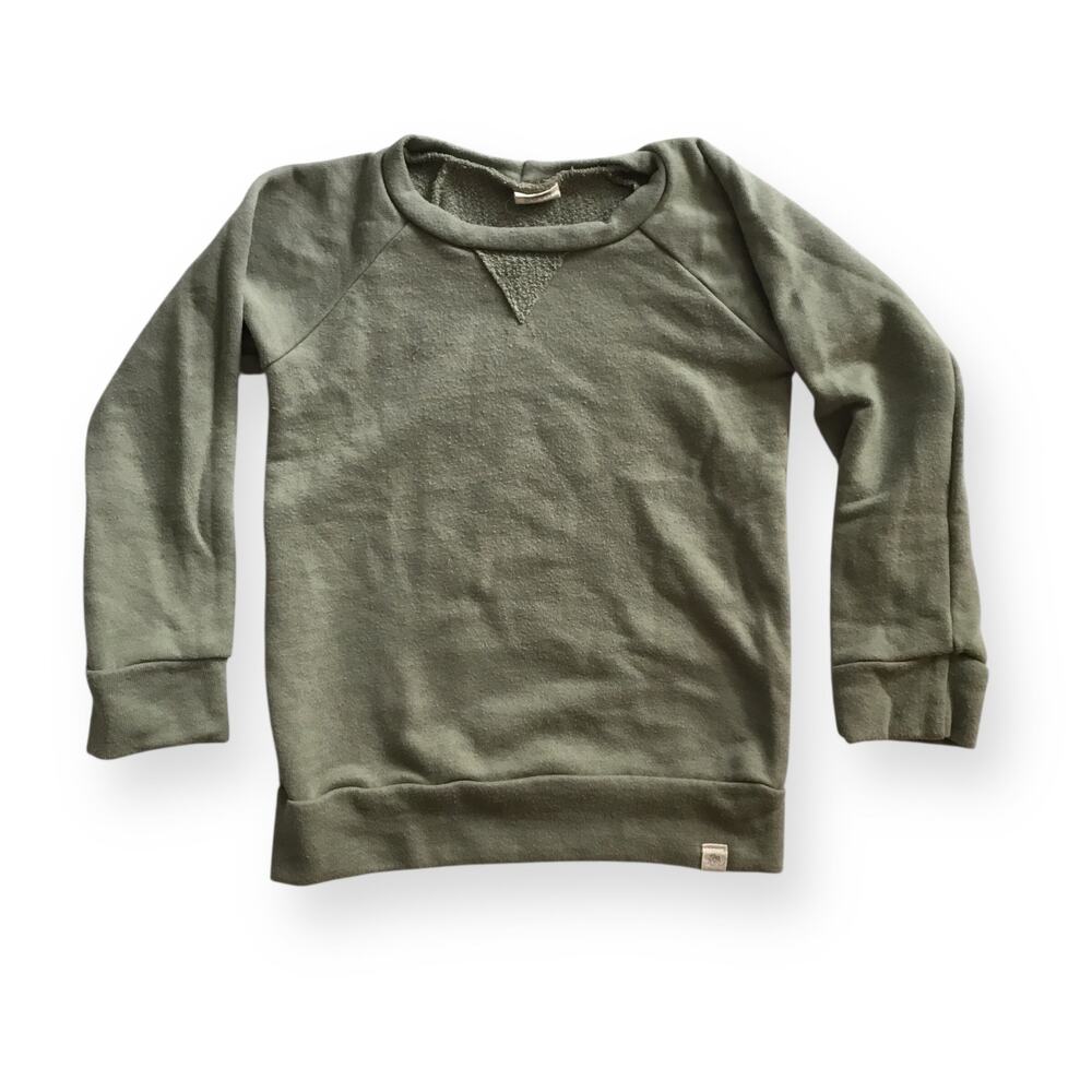 Lulu + Roo sage green sweatshirt